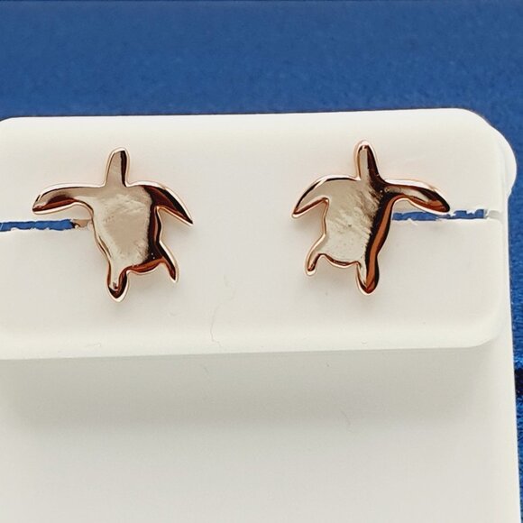 "14K Rose Gold Plated 925 Sterling Silver Earrings for Women/Girls, US44016 - Picture 8 of 8